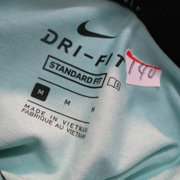 Mens Nike Golf Teal Short Sleeve Polo Shirt M - Picture 6 of 6